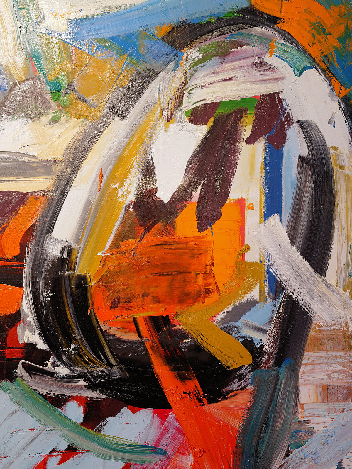 Museum Schlosspark Bad Kreuznach - Ausstellung "Überall ist Mitte" des Malers Christian Mieves – Detail