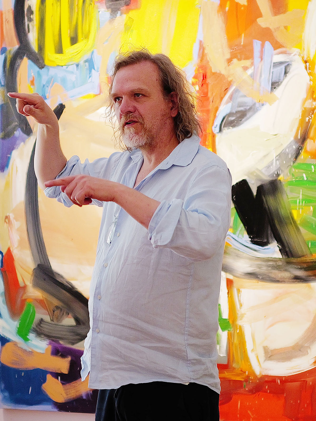 Museum Schlosspark Bad Kreuznach - Finissage Ausstellung "Überall ist Mitte" des Malers Christian Mieves