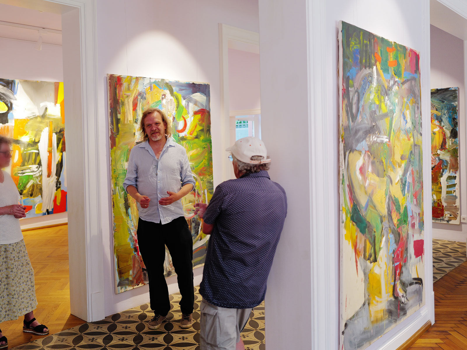 Museum Schlosspark Bad Kreuznach - Finissage Ausstellung "Überall ist Mitte" des Malers Christian Mieves